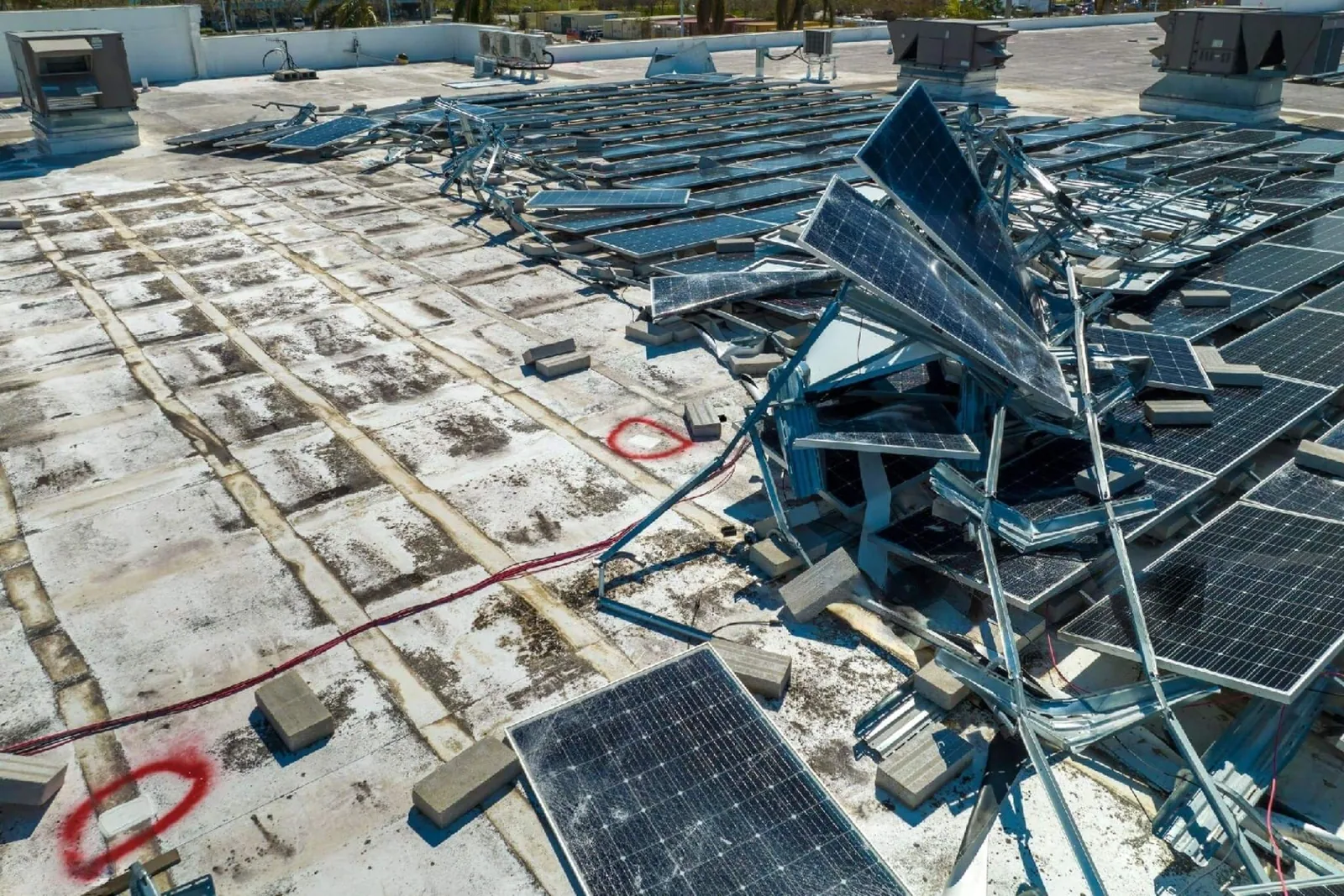Commercial Fire Damage Roof Repair in Carlsbad, CA