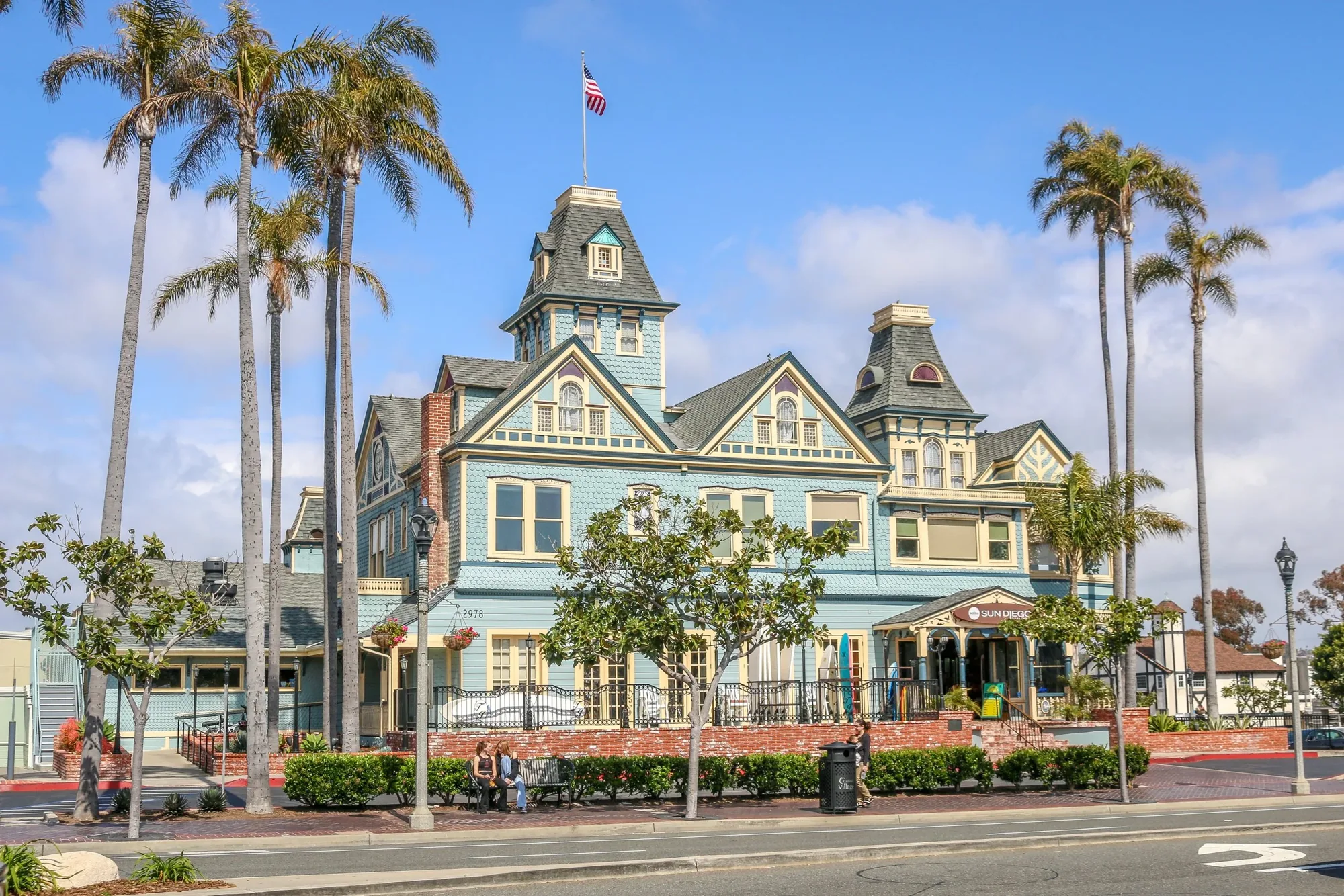 Historic Victorian building in downtown Carlsbad