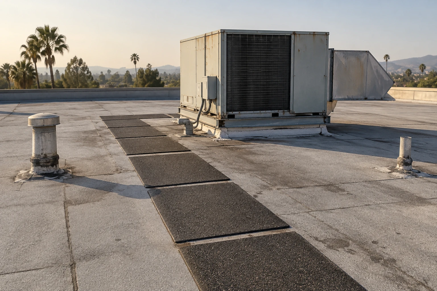 Commercial Roof Care in Downtown Encinitas