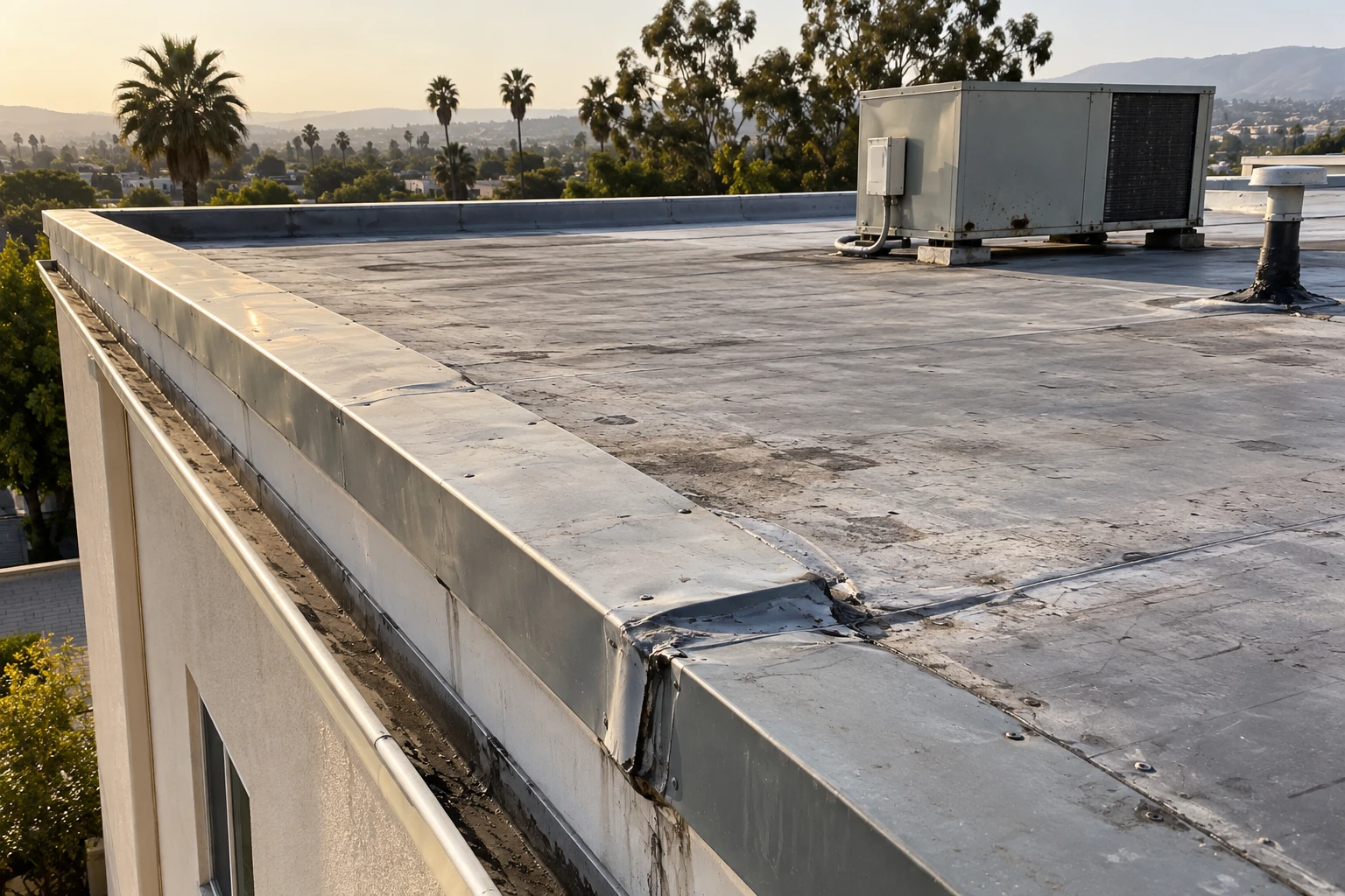 Commercial Roofing in Cardiff Business District