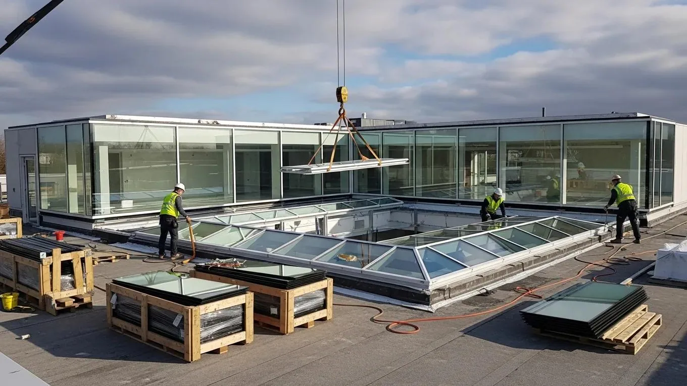 Commercial Skylight and Penetration Flashing in Carlsbad, CA